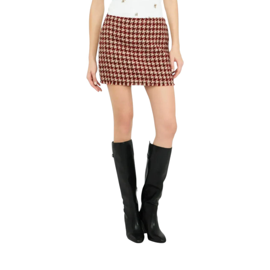 Minigonna donna in boucle