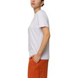 T-shirt donna over con ricamo palme