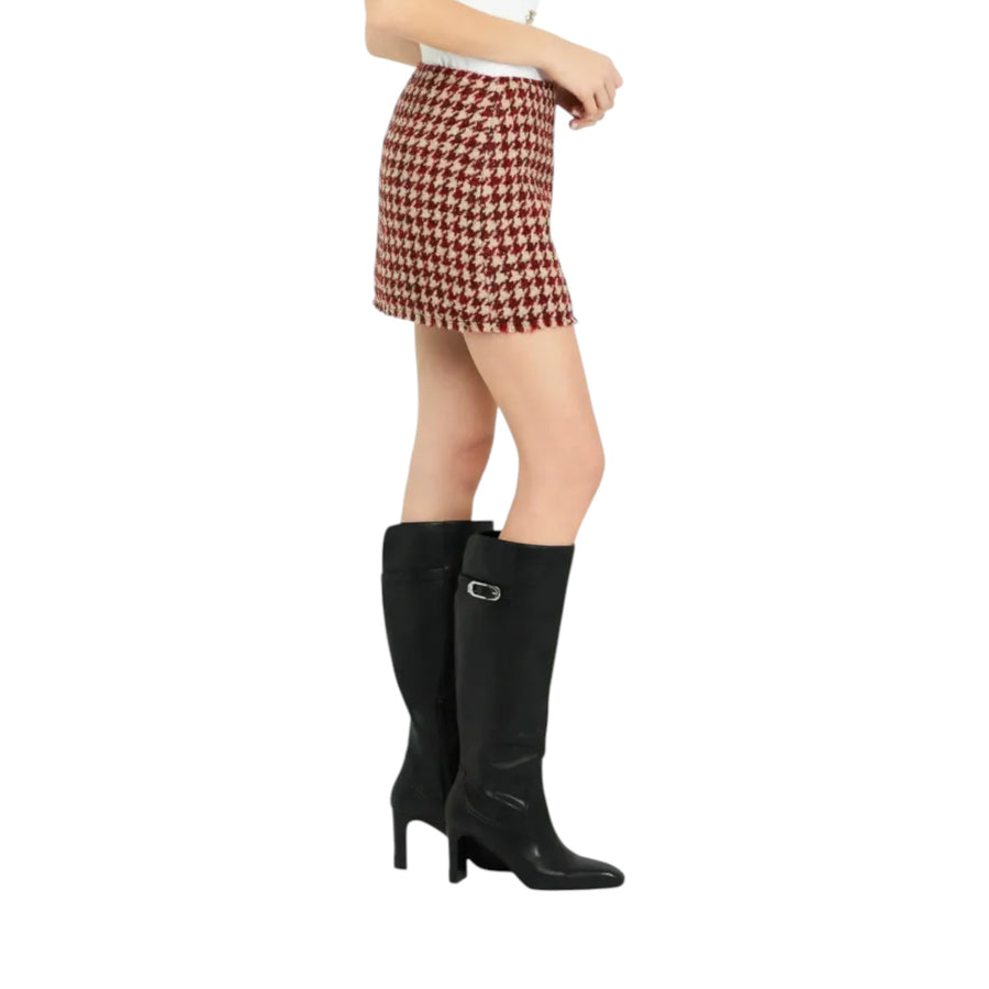 Minigonna donna in boucle