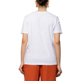 T-shirt donna over con ricamo palme