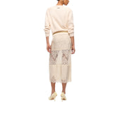 Gonna donna pencil in pizzo