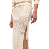 Gonna donna pencil in pizzo