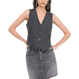 Gilet donna in denim