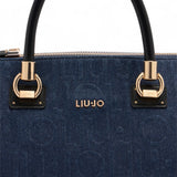 Shopping bag donna media in denim