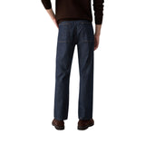 Jeans uomo straight in misto lana