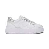 Sneakers donna platform in pelle