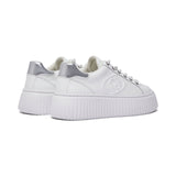 Sneakers donna platform in pelle