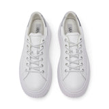 Sneakers donna platform in pelle