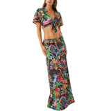 Gonnellone donna spacco frontale maya dream