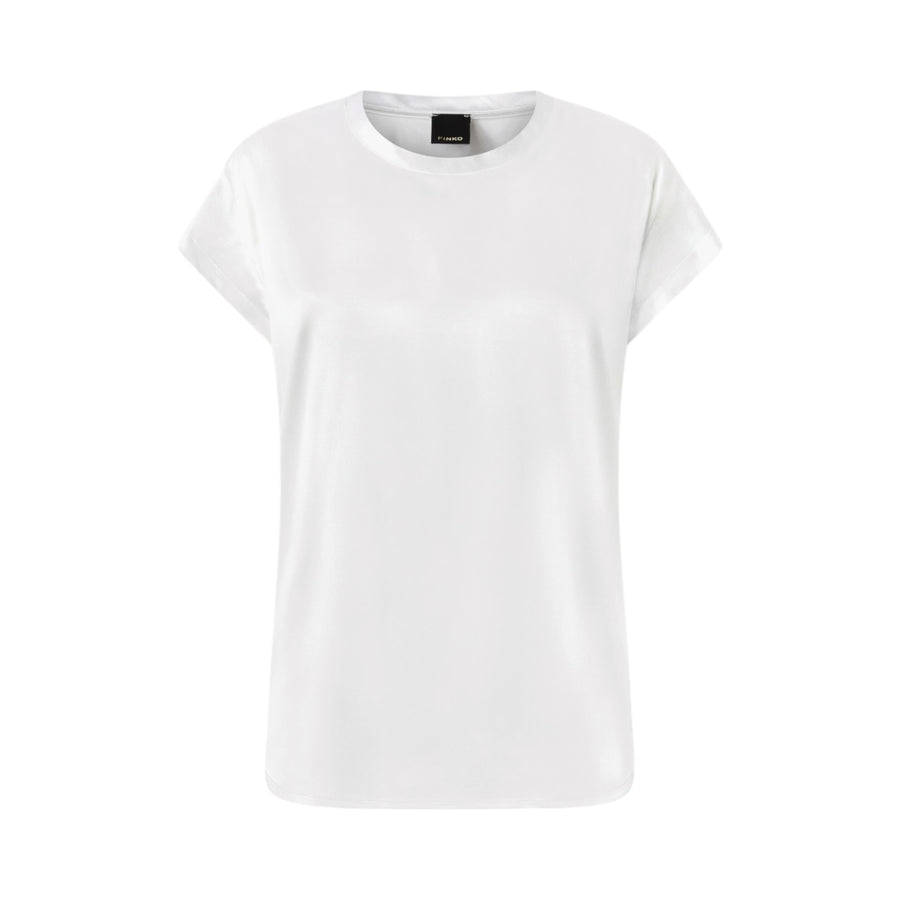 Blusa donna in satin maniche ad aletta