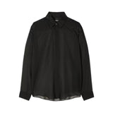 Camicia uomo leggera fluida con strass