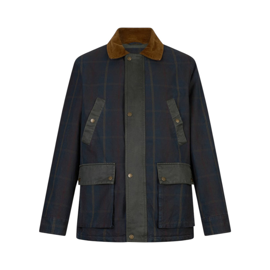 Giaccone uomo in tessuto check