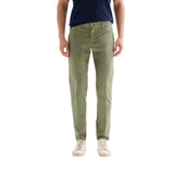 Pantaloni Chinos Uomo Slim-fit Goffrato QB24