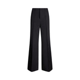 Pantaloni donna flare con spacchetti