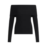 Maglia donna con scollo bardot