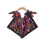 Borsa donna  fazzoletto in raso nature