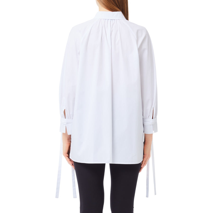 Camicia donna con lacci ai polsi