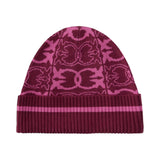 Berretto donna con logo jacquard