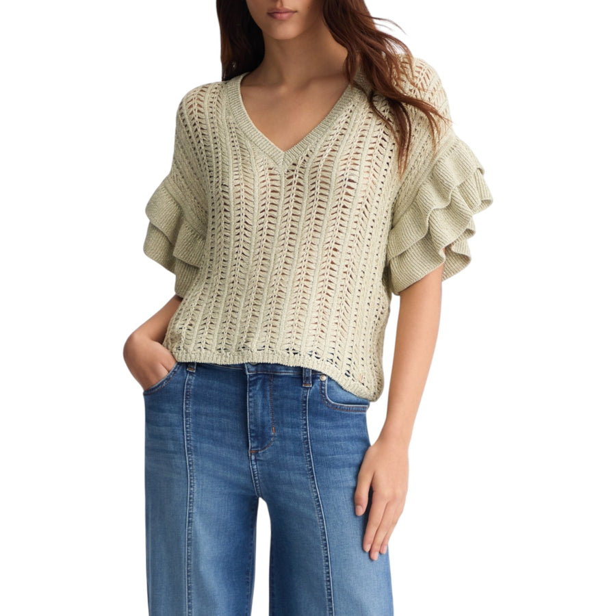 Top donna in maglia
