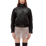 Giacca donna in pelle