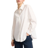 Camicia donna ampia in popeline
