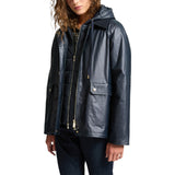 Parka donna layering in cotone