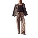 Giacca doppiopetto regular fit in lana stretch