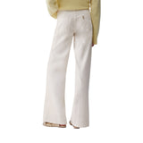 Pantaloni donna flare con cintura