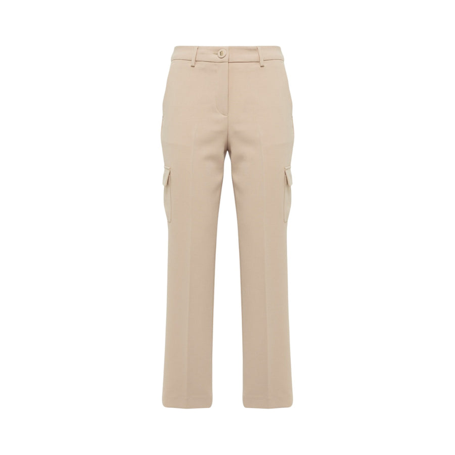 Pantaloni donna a sigaretta in cady