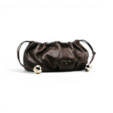 Bubble donna Clutch piccola in pelle stampa pitone