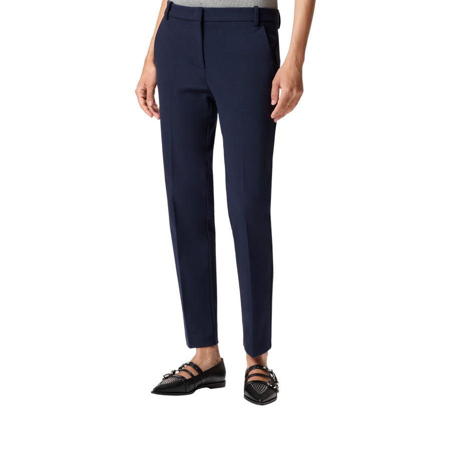 Pantaloni donna a sigaretta con piega stirata