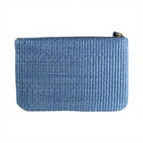 Pochette donna in rafia con logo Love Birds