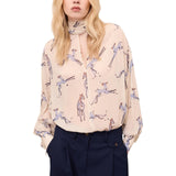 Camicia donna con fiocco