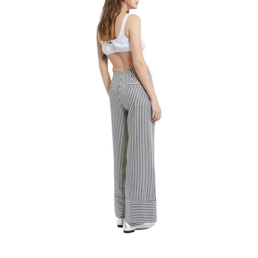 Pantalone donna palazzo in lino