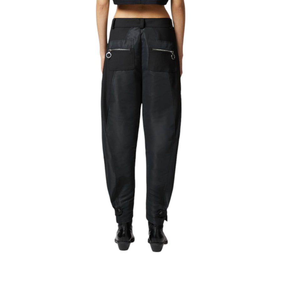 Pantaloni donna P-Pants in tessuto tecnico con zip