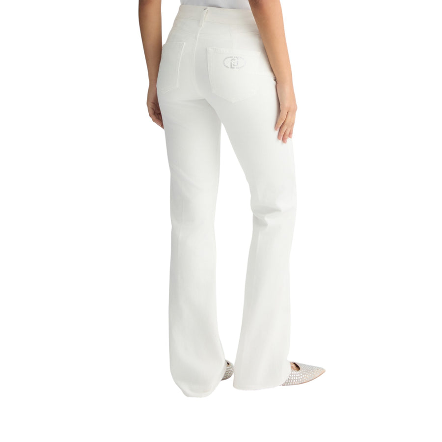 Jeans donna bootcut bianchi