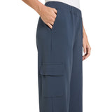 Pantaloni donna pull-on cargo in scuba crepe