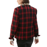 Blazer donna stampato tartan e animalier