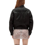 Giacca donna in pelle