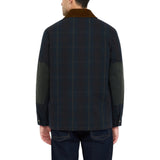Giaccone uomo in tessuto check