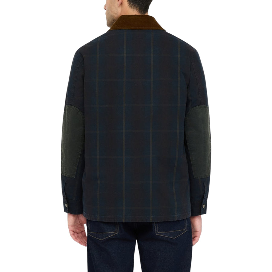 Giaccone uomo in tessuto check