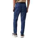 Chino uomo in denim chambray
