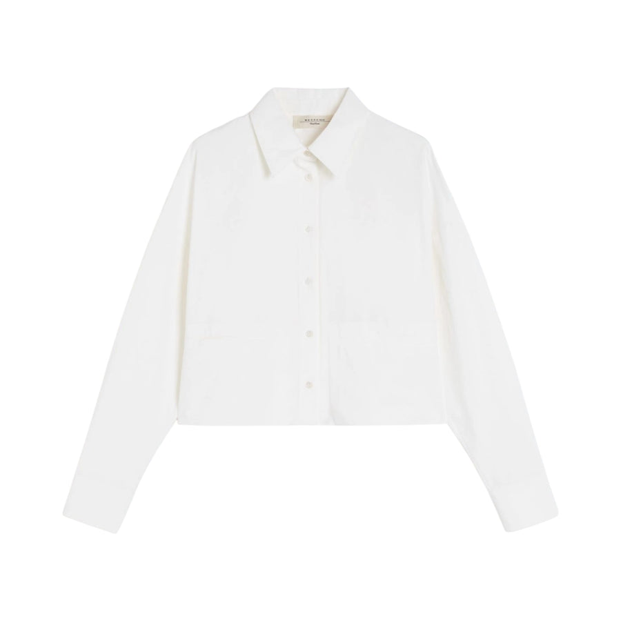 Camicia donna boxy in cotone pesante
