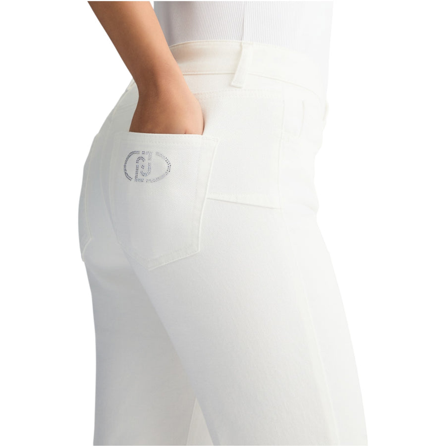 Jeans donna bootcut bianchi