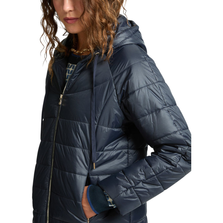 Parka donna layering in cotone