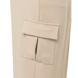 Pantaloni donna a sigaretta in cady