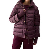 Giubbotto donna imbottito in nylon lucido