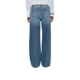 Jeans donna donna flare con cintura gioiello