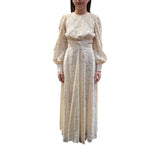 Abito donna lungo in pizzo