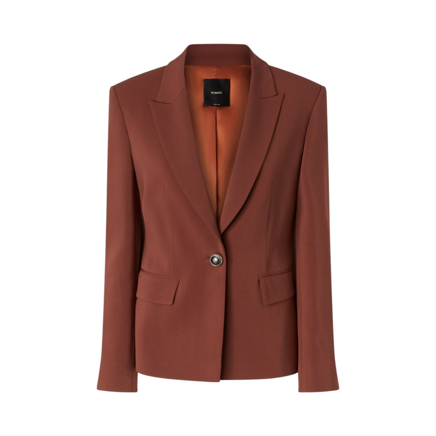 Blazer donna in cady monopetto